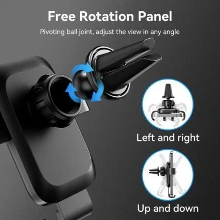 Vention Soporte de coche para Smartphone, modelo KCTB0, color Negro